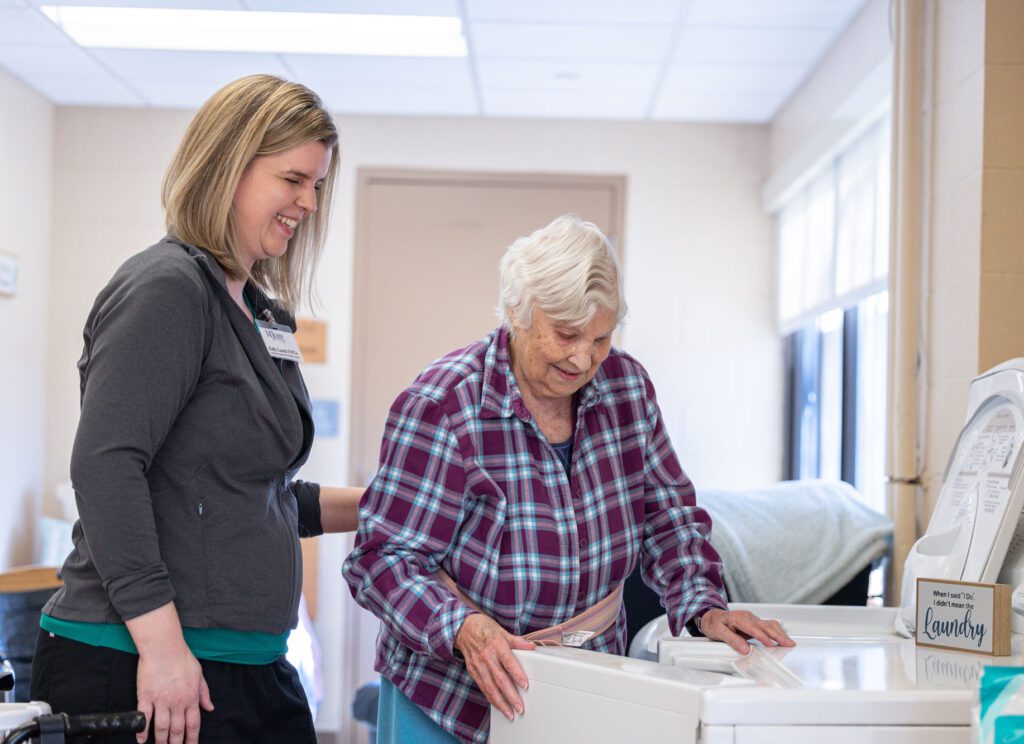 Photo of rehab patient